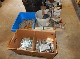 This is a garage for every handyperson, filled with everything imaginable to repair and paint your apartment buildings.