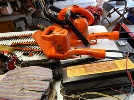 This is a garage for every handyperson, filled with everything imaginable to repair and paint your apartment buildings.