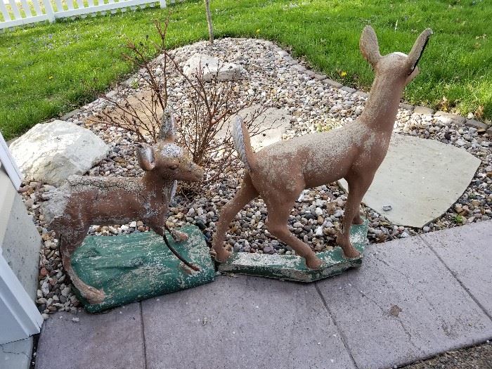Deer statues