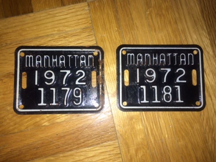 Bicycle license plates
