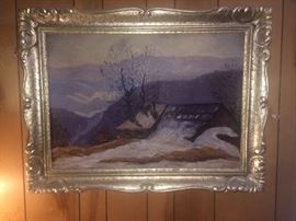 Nice vintage oil painting