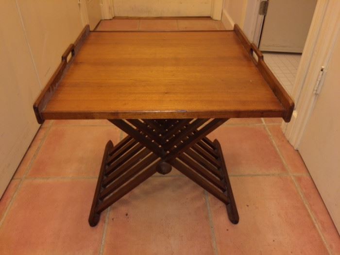 Really cool Drexel folding table (2 pieces)