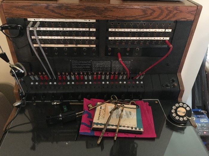 Antique switchboard unit