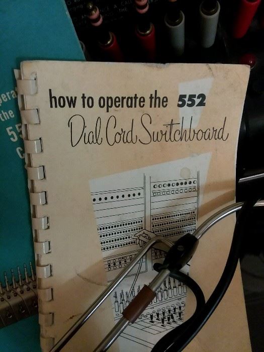 Booklet on the Dial Cord Switchboard