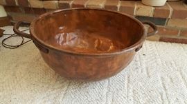 OLD COPPER CANDY KETTLE