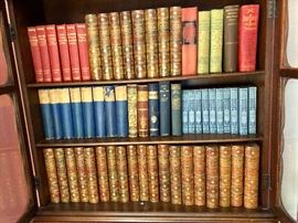 Many (but not all) of the books in the house are for sale!