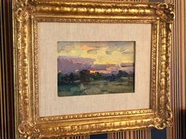 Another lovely original oil beautifully framed