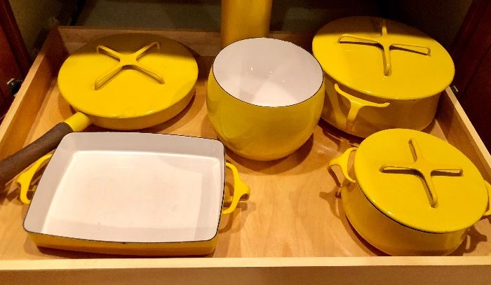 Dansk Vintage  Kobenstyle Cookware - yellow! 