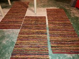 Love these rugs! Three runners - maybe 4