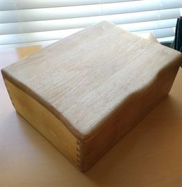 Marty Mintz Wood Compartmented Box
