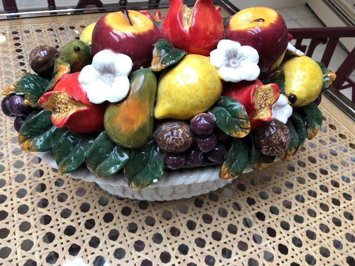 ceramic fruit bowl