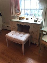 Hand painted vanity 