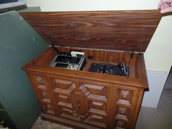 Stereo cabinet-turn table -these have become very popular again
