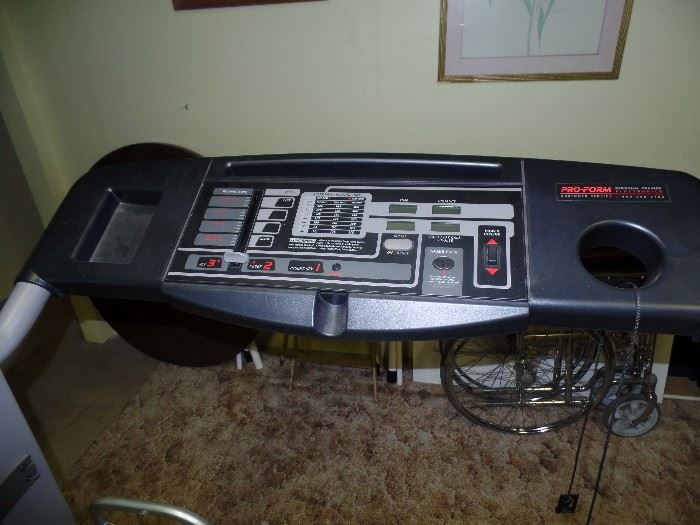 Pro-Form personal trainer electronics treadmill  (better pictures May 7th)