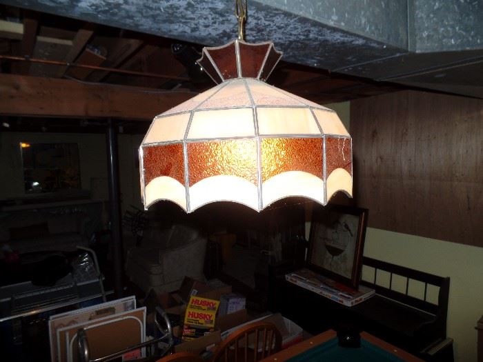 Hanging mid century lamp