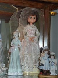 Vintage bride doll