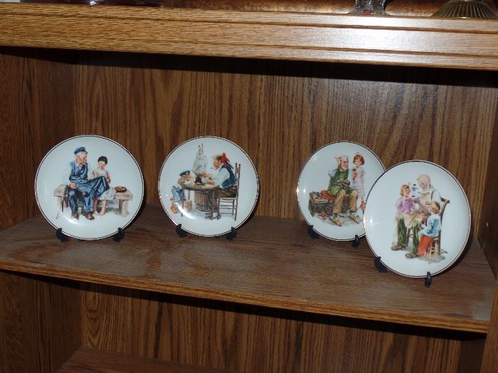 Norman Rockwell plates