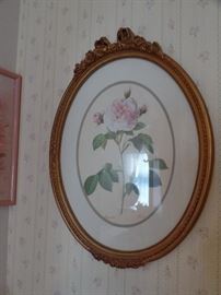 Lovely frame and rose picture