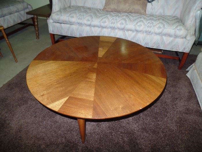 Mid Century round coffee table