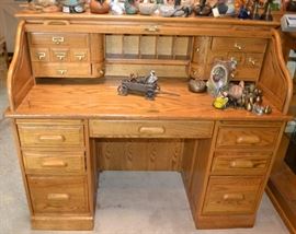 Vintage Roll Top Secretary