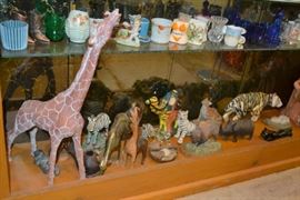 Carved Wooden Animals