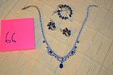 Antique Rhinestone Boucher jewlery with serial number