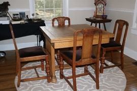 Oak Draw Leaf Table