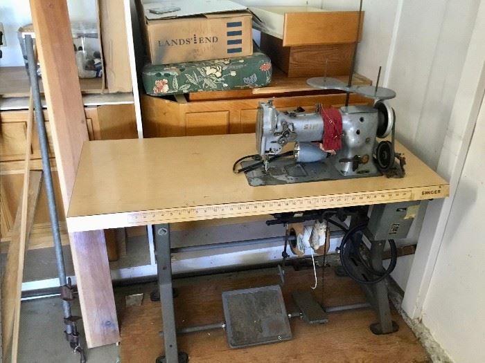 Commercial Sewing Machine $350 or Commercial Sewing Machine and all vintage fabric for $650
