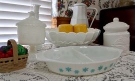 Milk Glass & Corningware