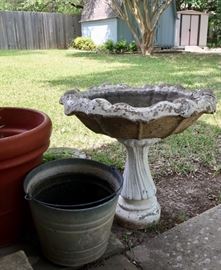 Concrete Bird Bath