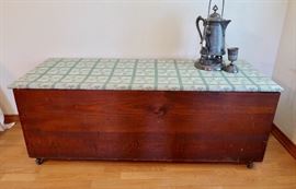 Antique Blanket Box - Large & Sturdy