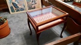 Glass Top Display Table