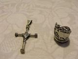 sterling silver cross pendant