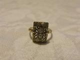 14K Gold ring with diamonds