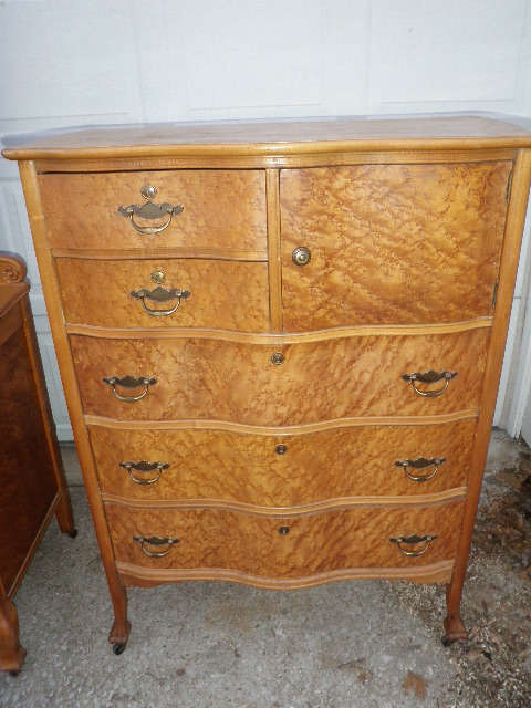 Antique Birdseye Maple Chest