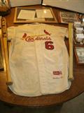 This auction features a jersey worn by both Stan Musial and Steve Carlton. That's 2 hall of fame members who wore the same jersey.