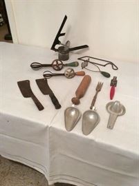 assortment of kitchen utensils 