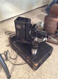 Old film projector 