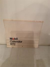 1972 Mobil Oil calendar 