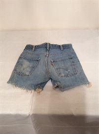 1970's Red Tag Levis cut off shorts