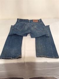 1970's orange tag Levis flare leg jeans