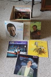Sample of several vinyl records