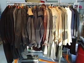 Outerwear from cashmere topcoats, leather, wool, nylon, you name it, it's here.