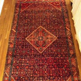 Vintage Persian hand woven Lilihan Sarouk gallery runner, 100% Wool Face, Measures 5-4 x 10-1.
