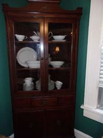 Mahogany Chippendale style Corner Cabinet