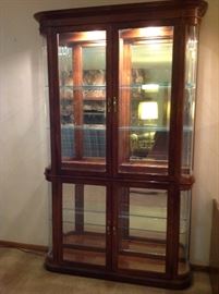 4 - Curio Cabinets from ( Porters Of Racine) lighted 