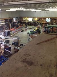Overview from 2nd floor in 60 X 100ft Pole Barn