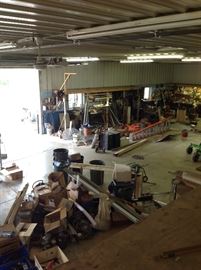 Overview from 2nd floor in 60 X 100ft Pole Barn