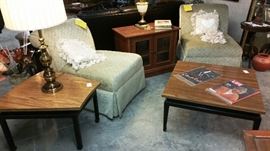 Mid Century MODERN End Table and Coffee Table 