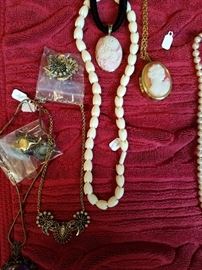 Bone necklaces, Vintage Necklaces...and some other unusual pieces